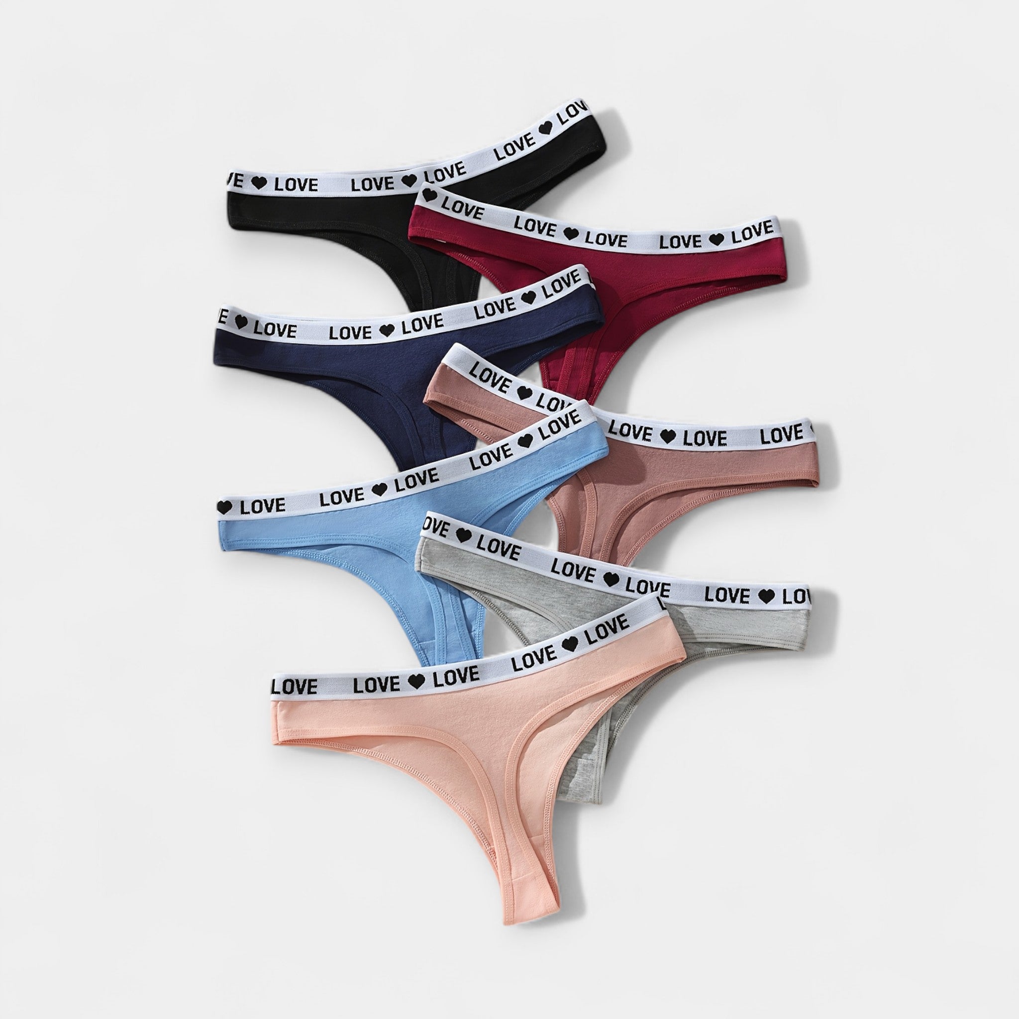 Set de 7 Bragas Sexys tipo Brief