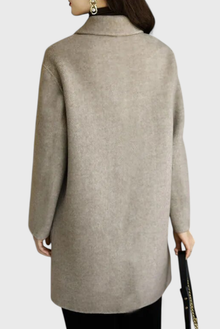 Abrigo de Lana Clásico con Doble Botonadura Todo Estilo