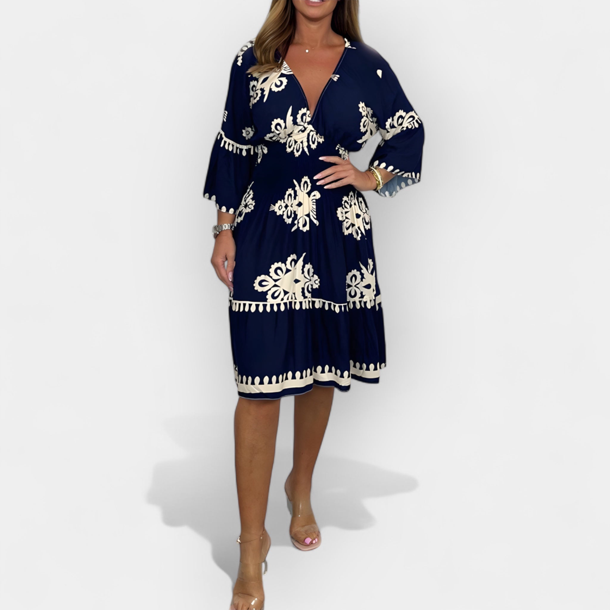 Καλοκαιρινό Boho Φόρεμα με Σχέδιο