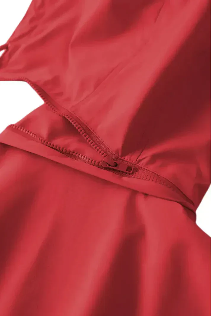 Abrigo De Lluvia A Medida Tejido Impermeable Chic Práctico