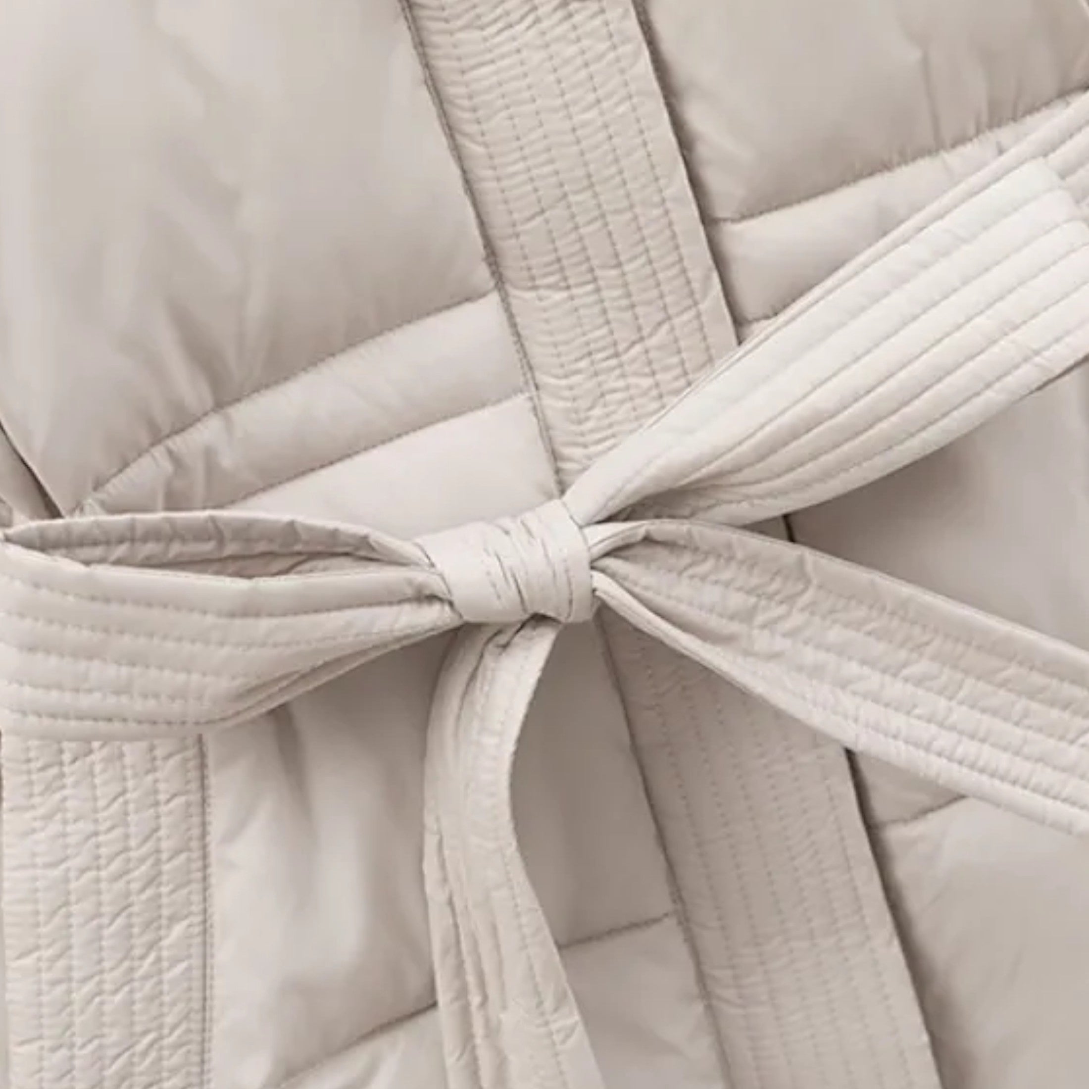 Chaqueta Mujer Invierno Acolchada con Cinturón