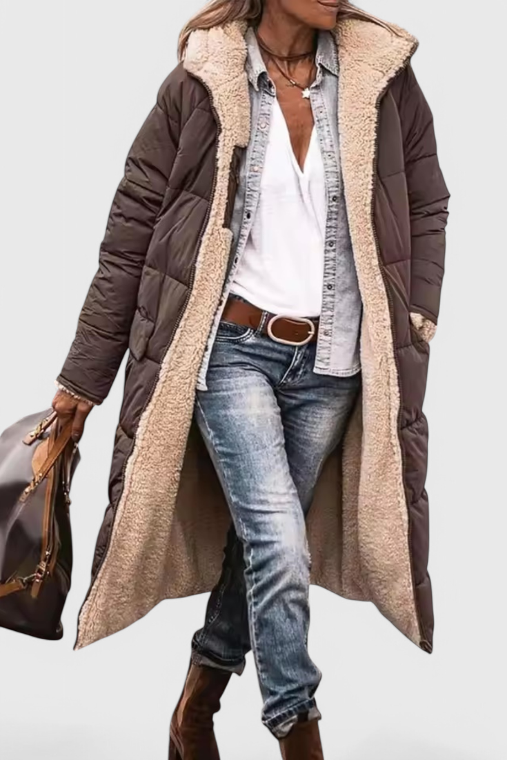 Parka Acolchada Mackenzie de Longitud Completa y Calor