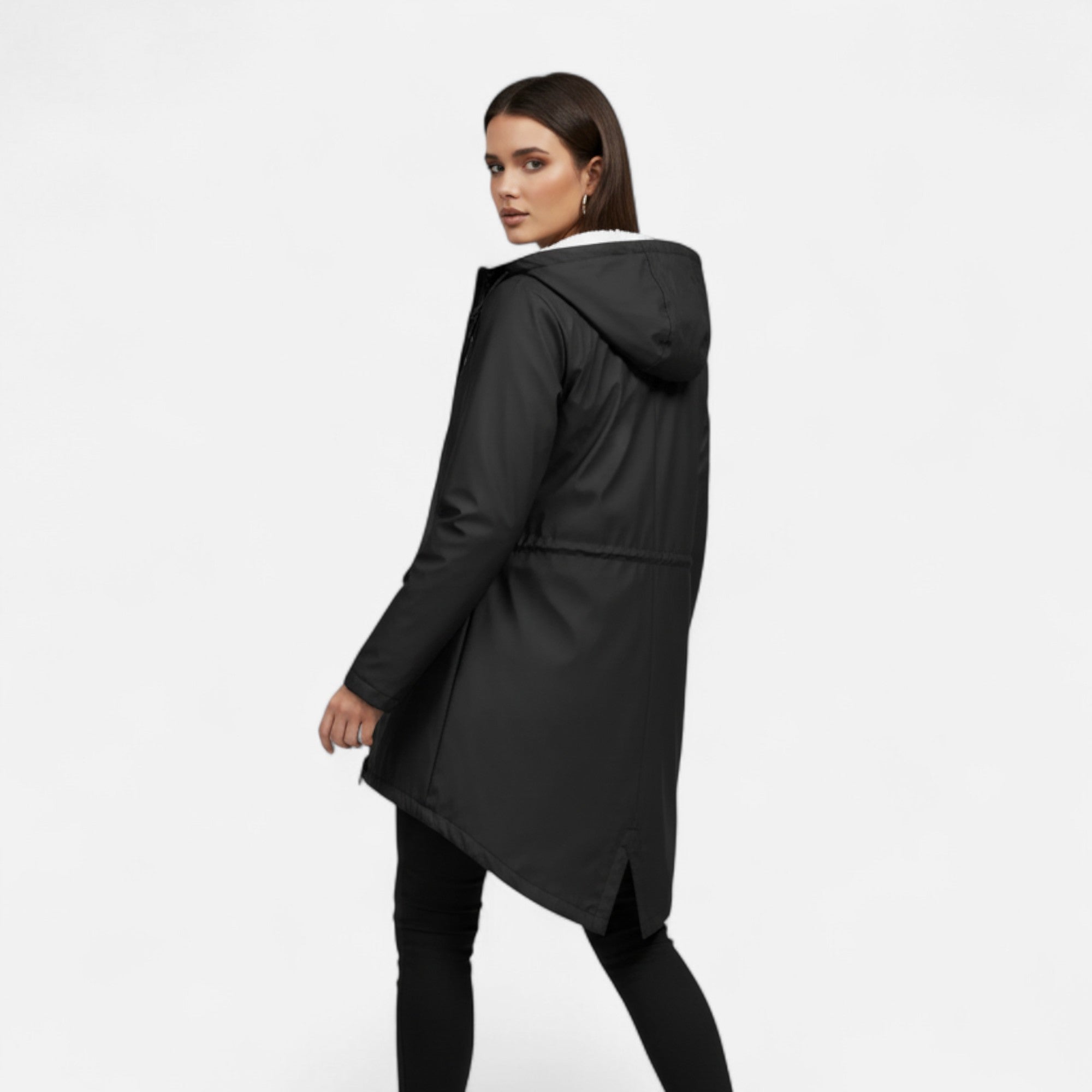 Chaqueta Invierno Mujer con Capucha Elegante