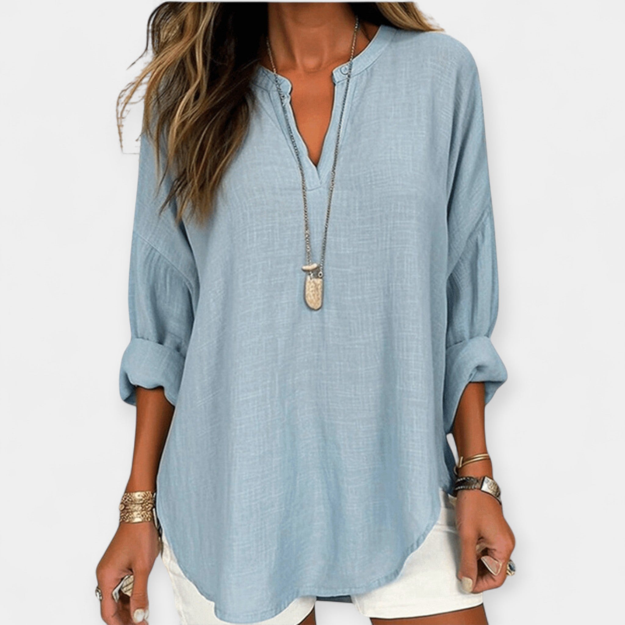 Blusa de Lino de Playa