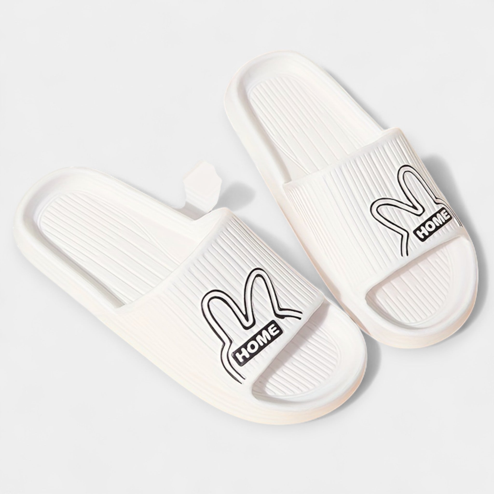 Pantuflas para Mujer con Diseño de Caricatura y Dedos Abiertos