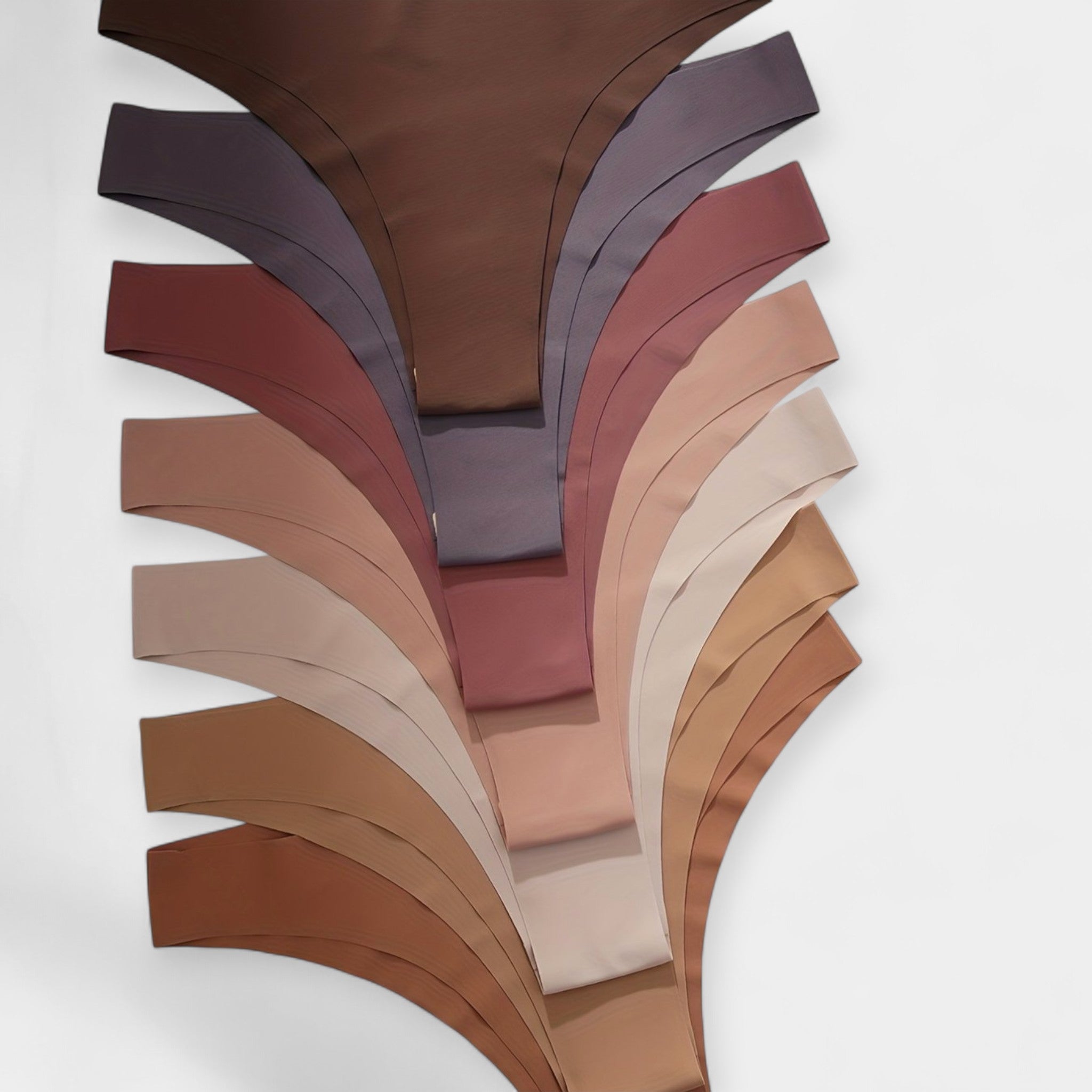 Set de 7 Bragas Simples tipo Hipster