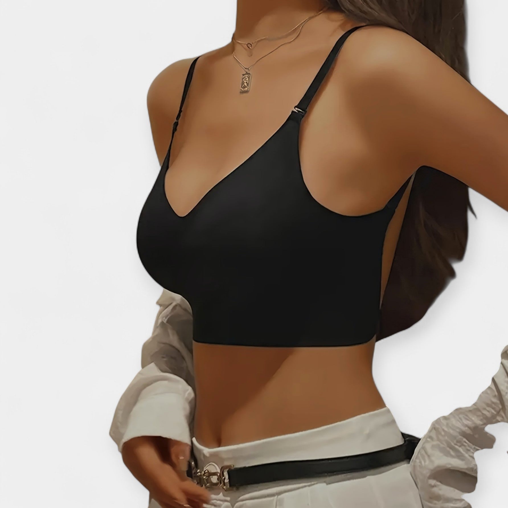 Sujetador sin Aros con Espalda Abierta