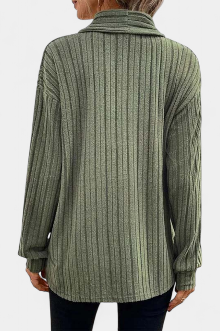 Cárdigan Casual Con Capucha Bolsillos Canalé Exclusiva