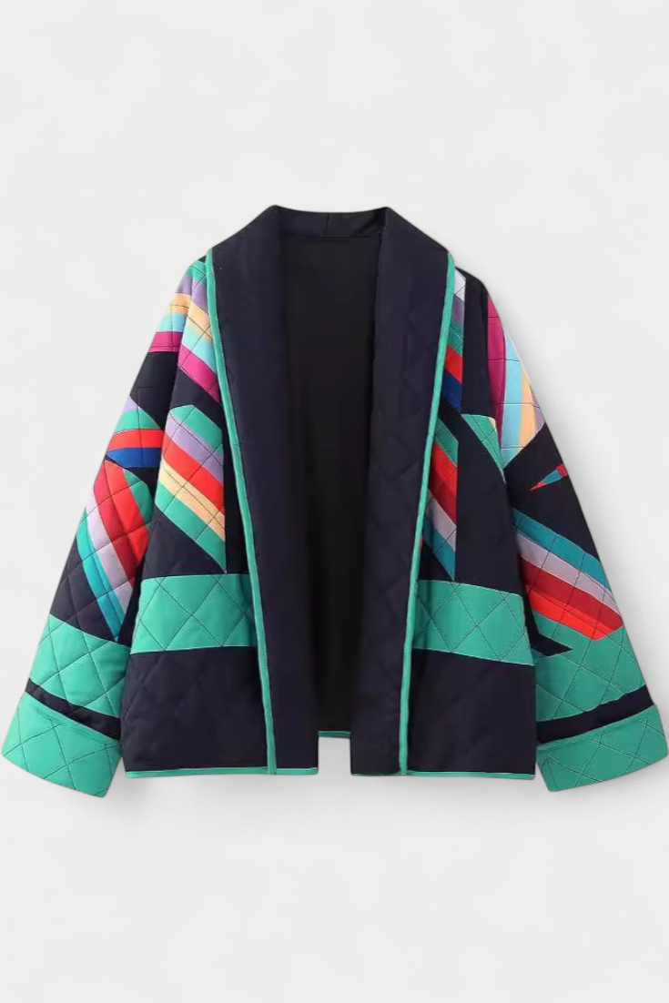 Chaqueta Retro Maika Edicion Limitada Con Corte Relajado