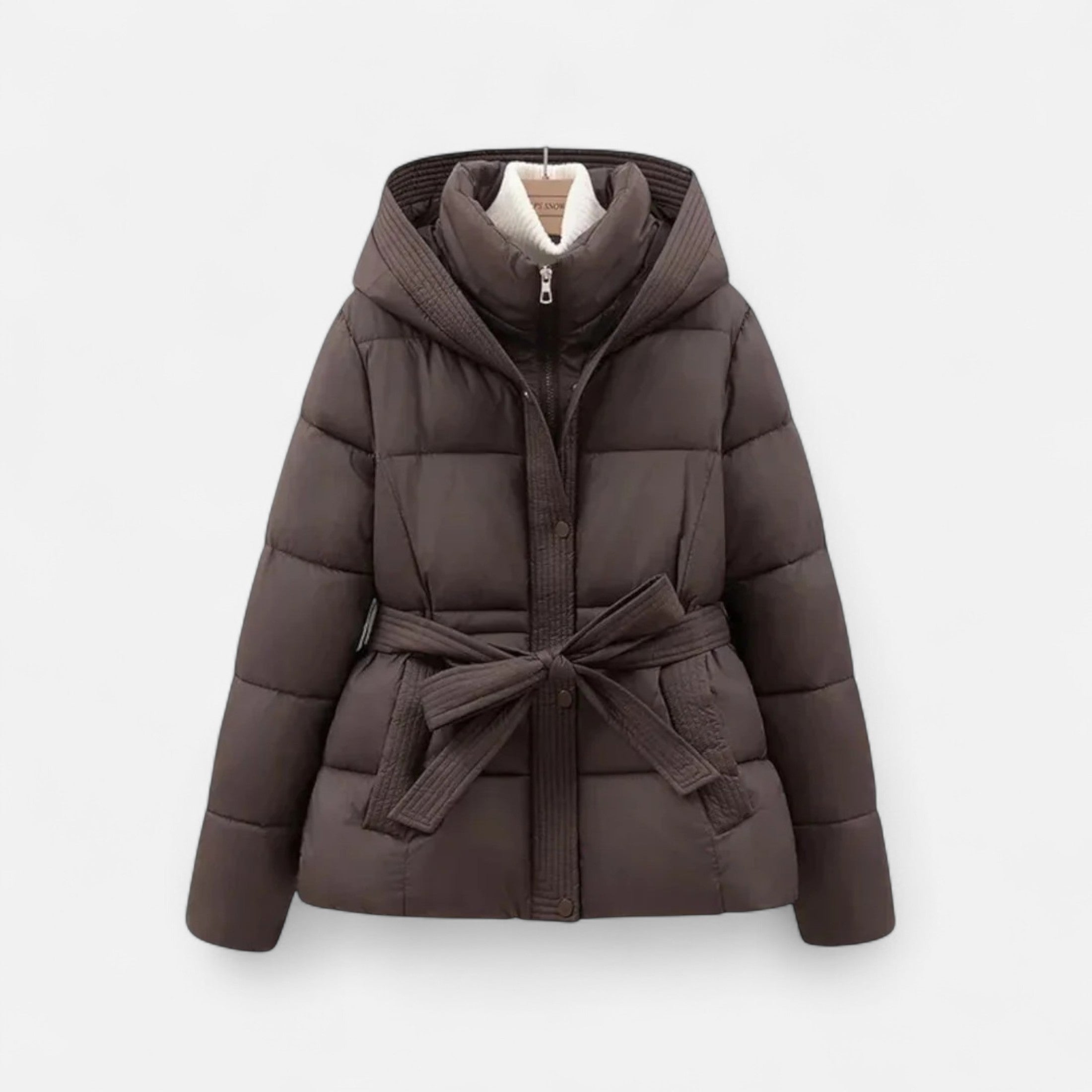 Eliaro Moda | Chaqueta Mujer Invierno Acolchada con Cinturón