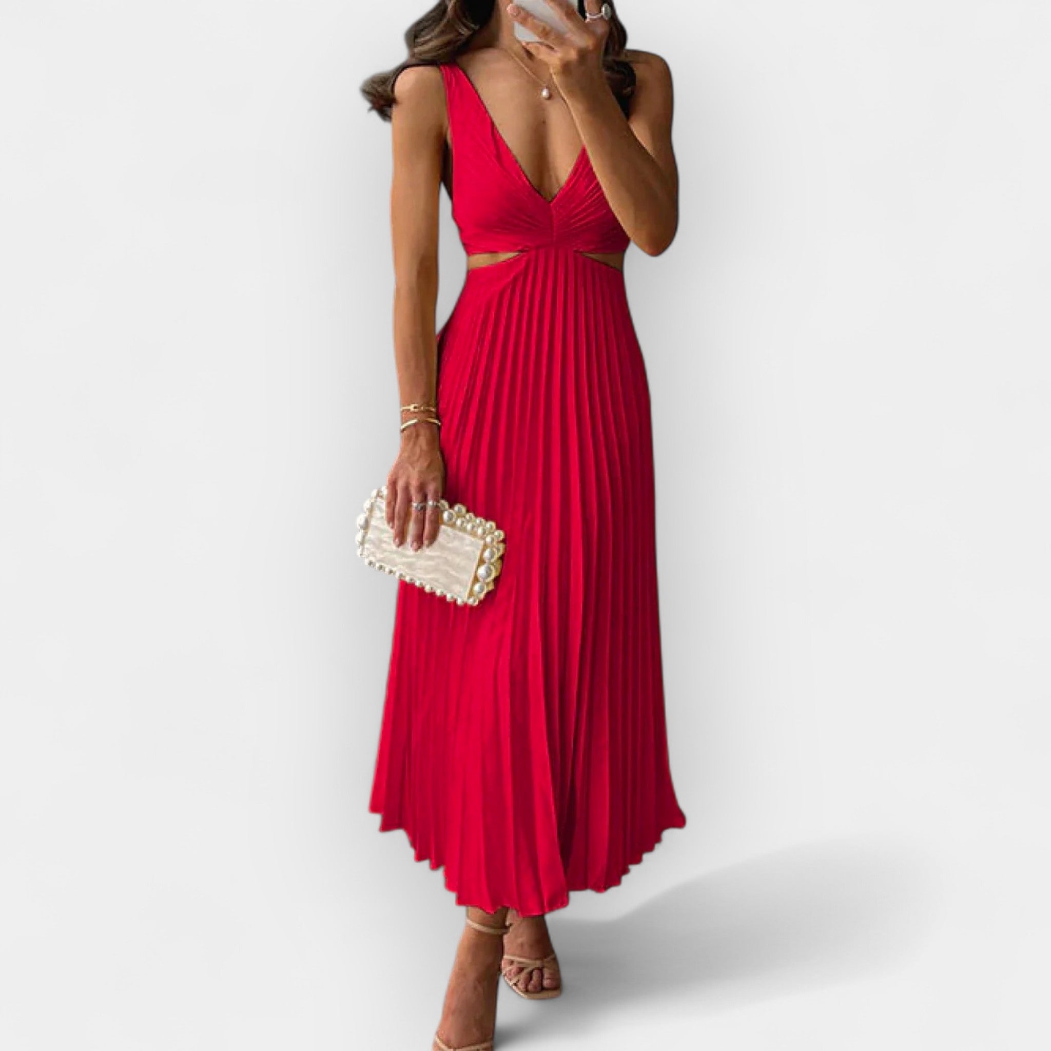 Vestido Midi de Satén