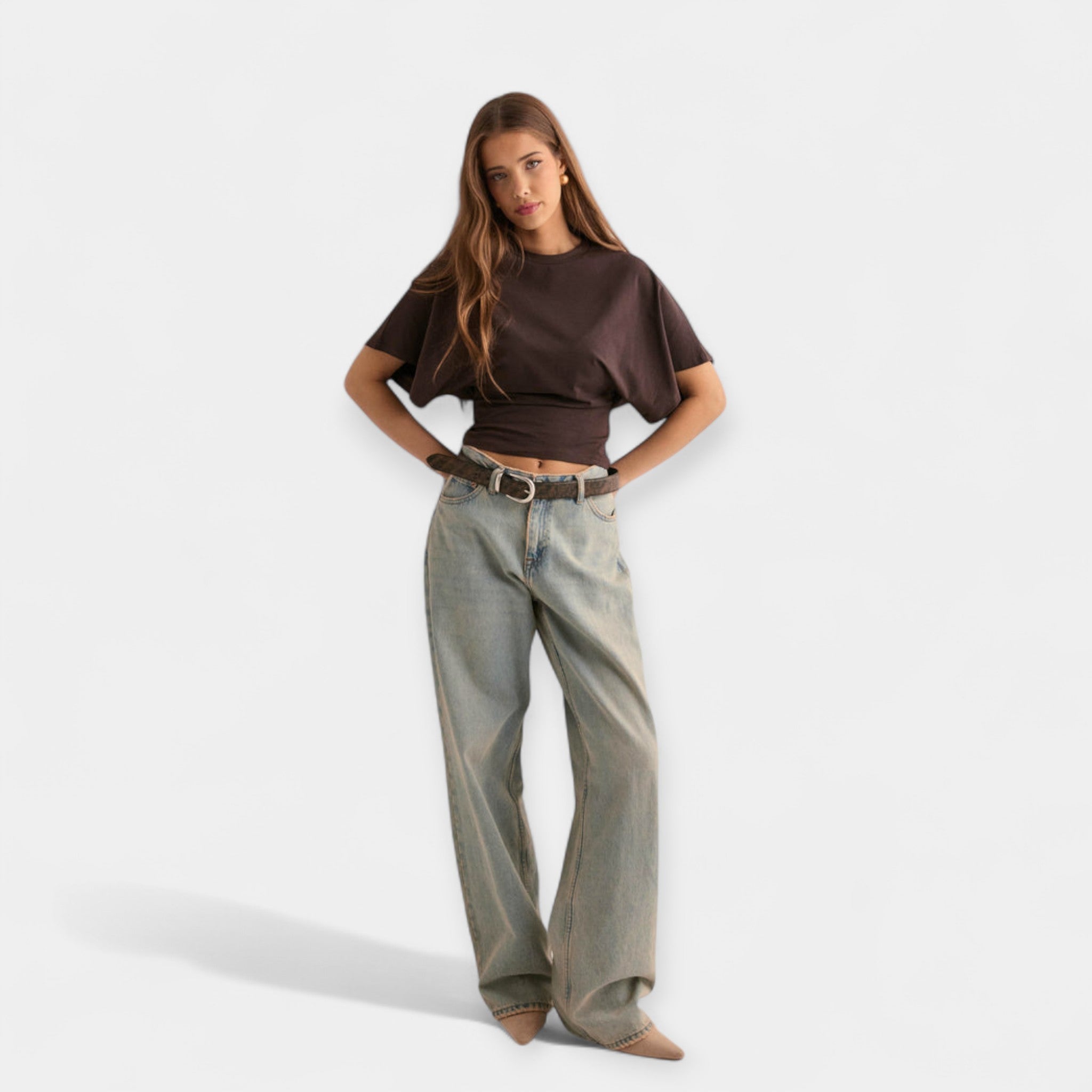 Blusa con mangas anchas