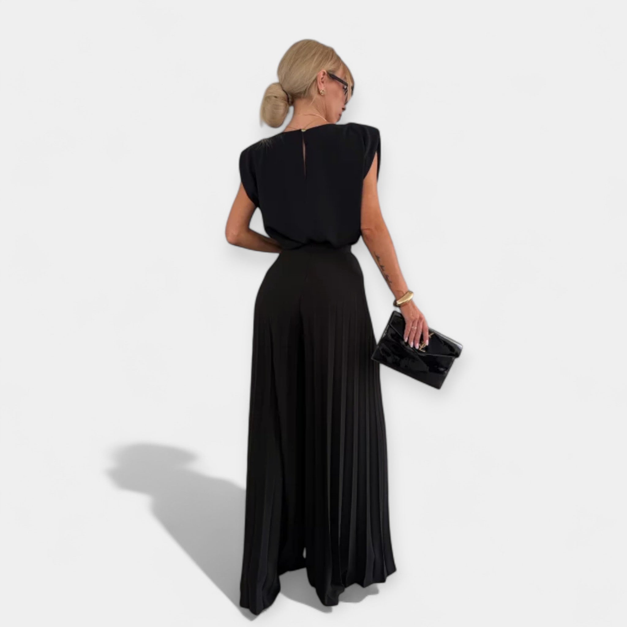 Conjunto Veraniego con Top y Pantalón Palazzo