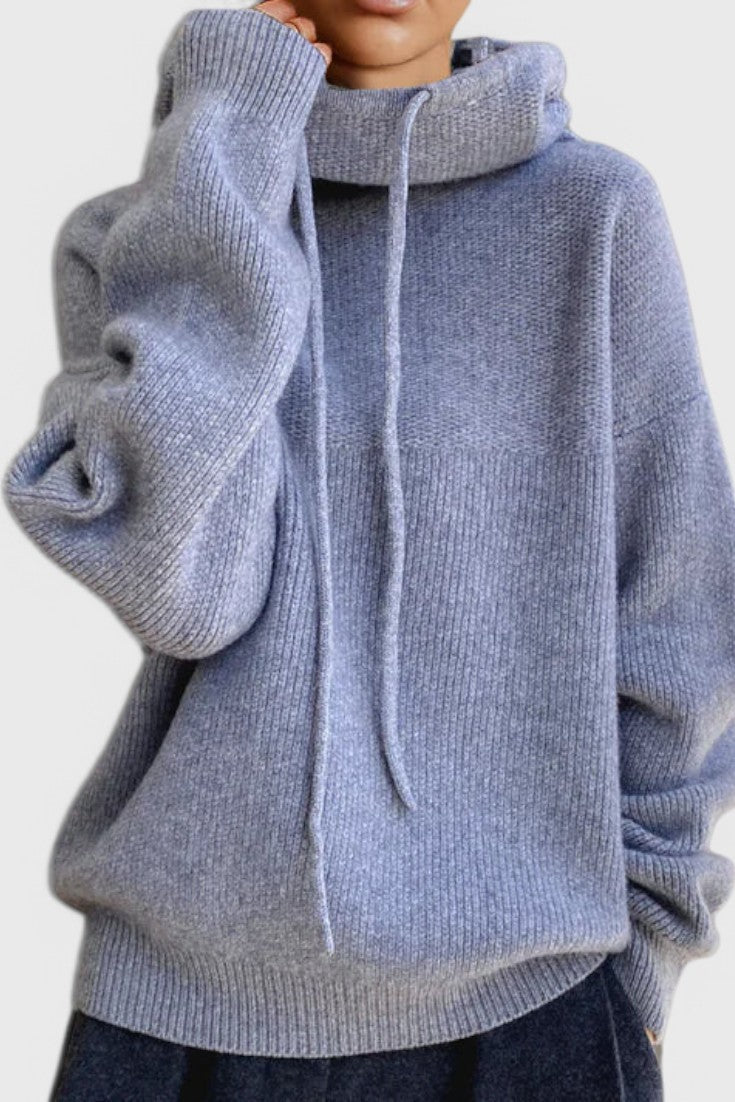 Jersey de Lana Mezcla Silueta Atemporal con Encanto