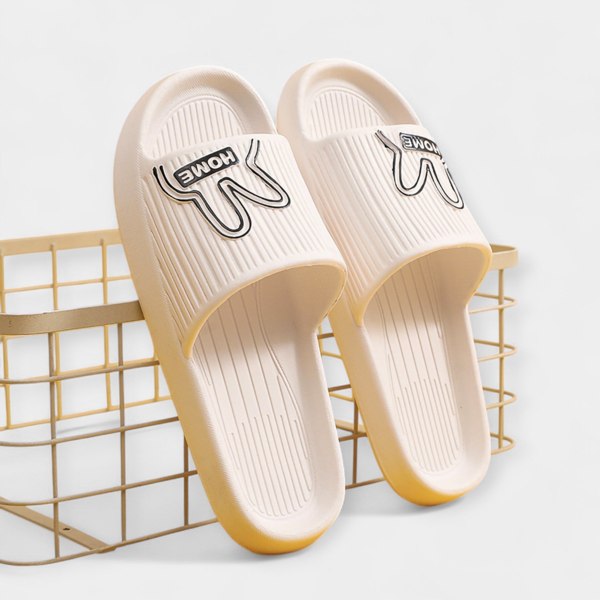 Pantuflas para Mujer con Diseño de Caricatura y Dedos Abiertos