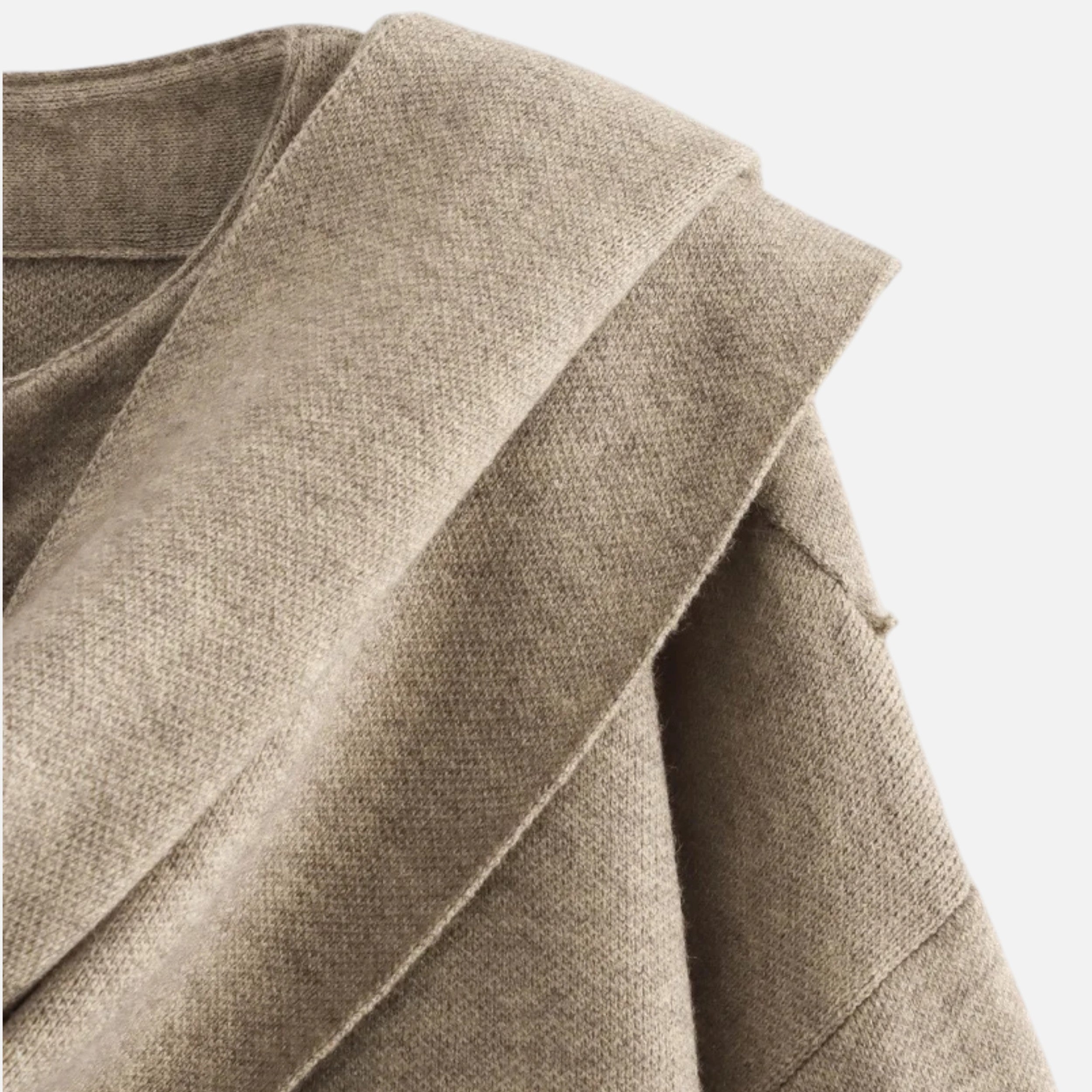 Eliaro Moda | Abrigo Mujer Invierno Acolchado con Bufanda Asimétrica