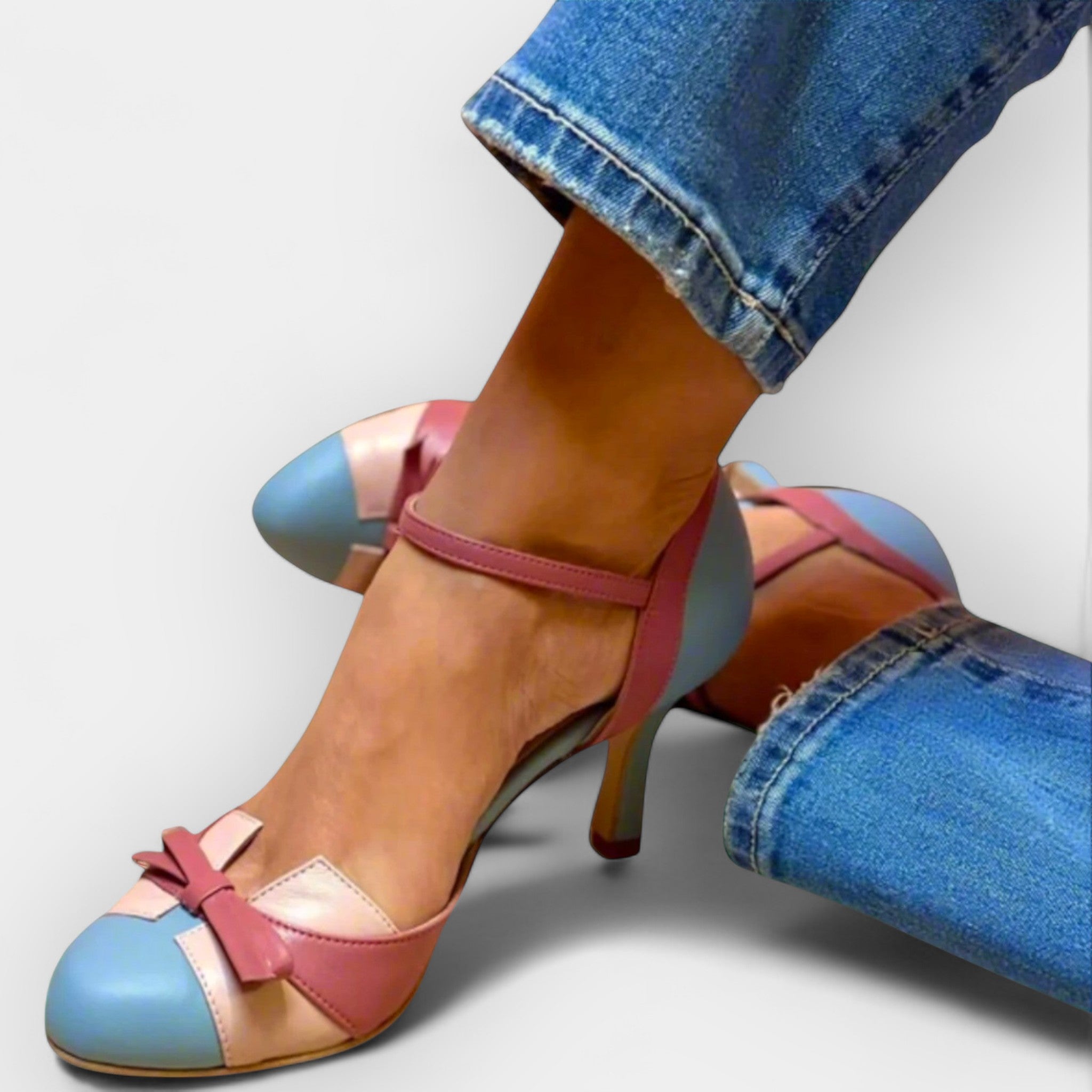 Tacones románticos con soporte y estilo