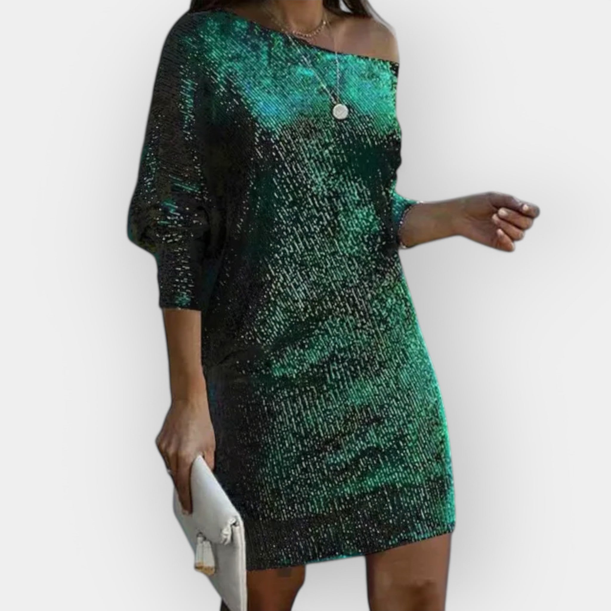 Vestido de noche con lentejuelas