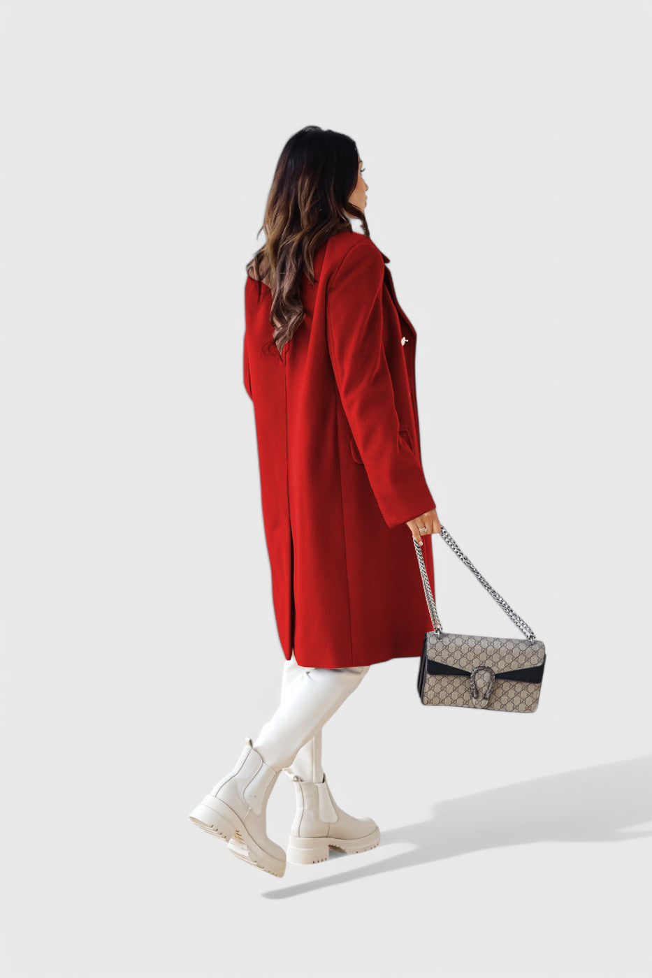 Abrigo De Lana Doble Botonadura Clara Para Brillar