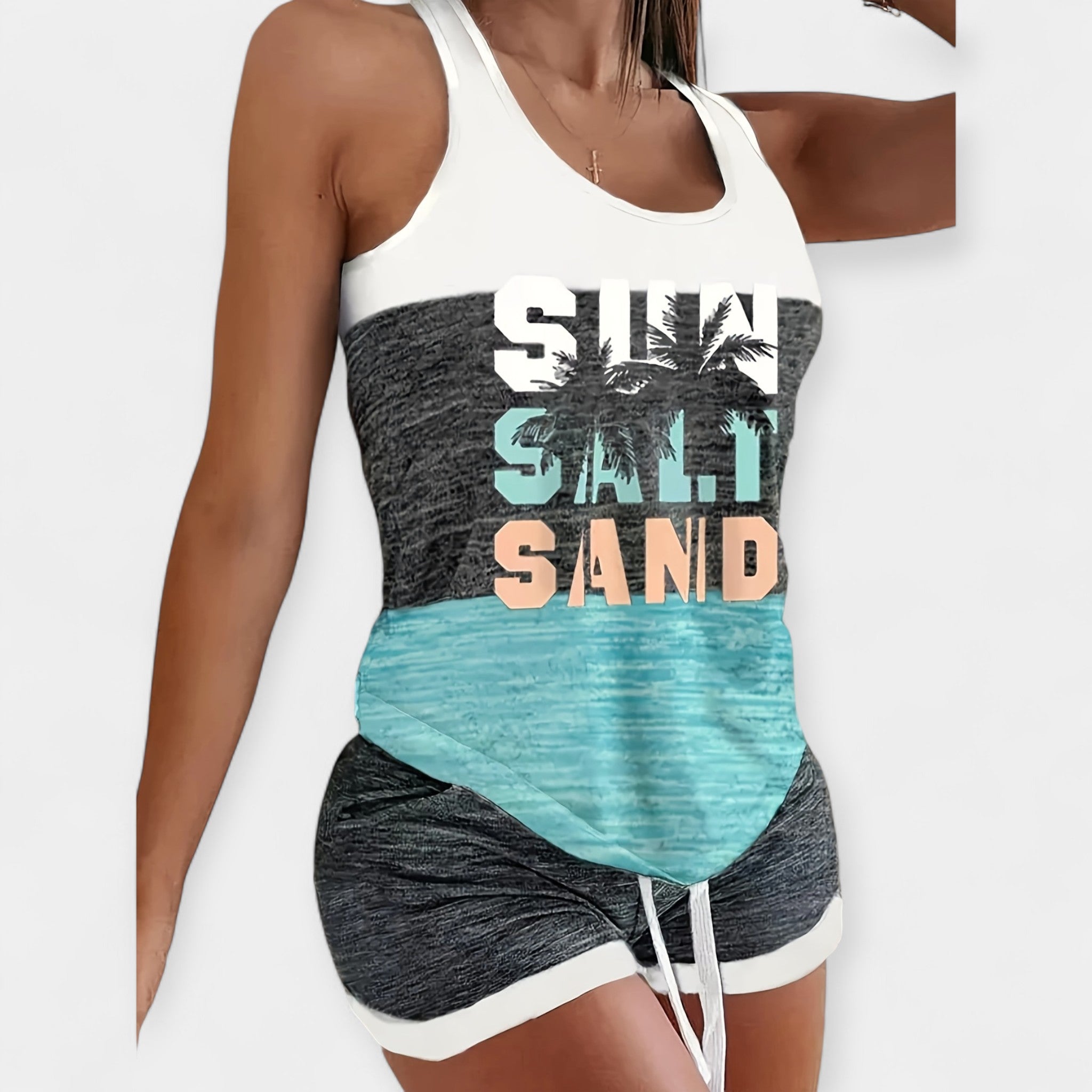 Conjunto Veraniego con Palmera