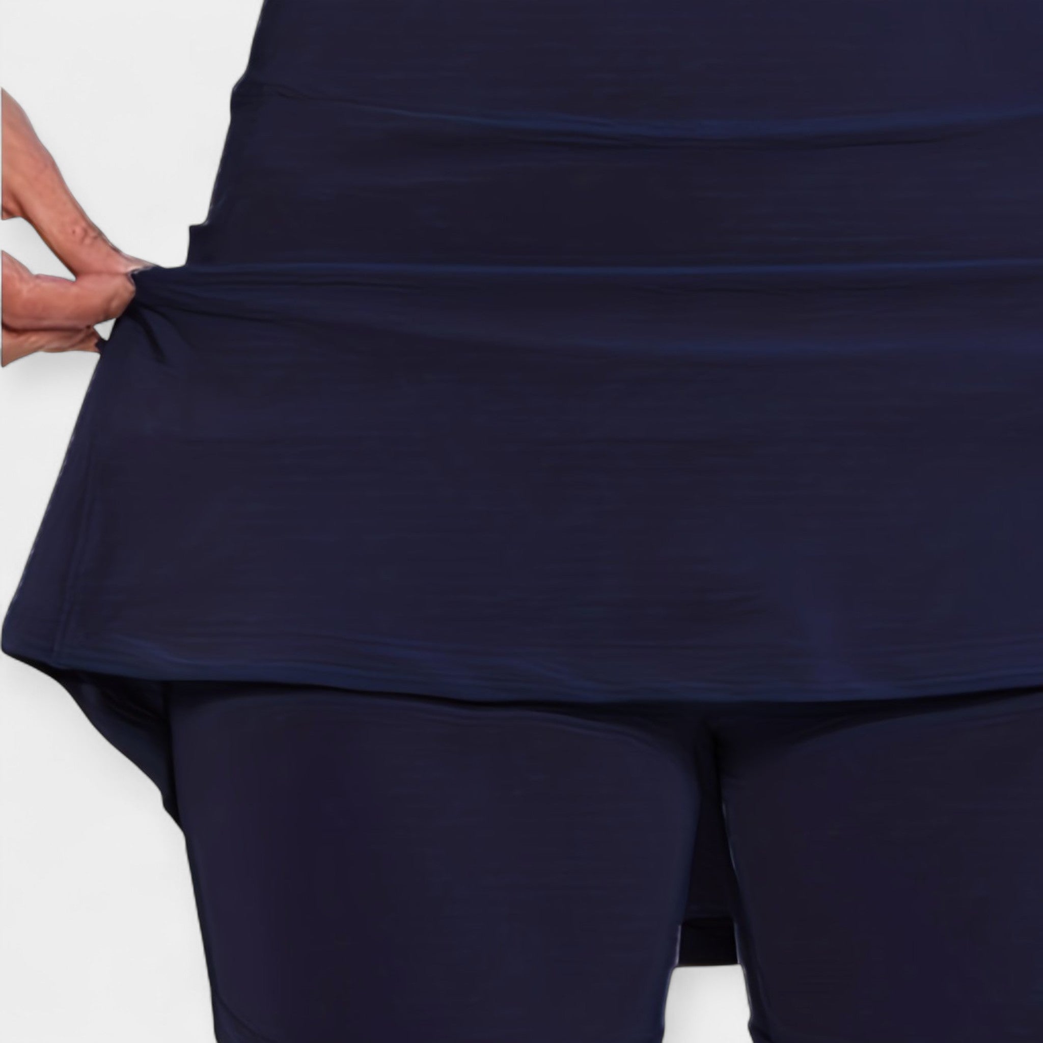 Short-falda de tiro alto