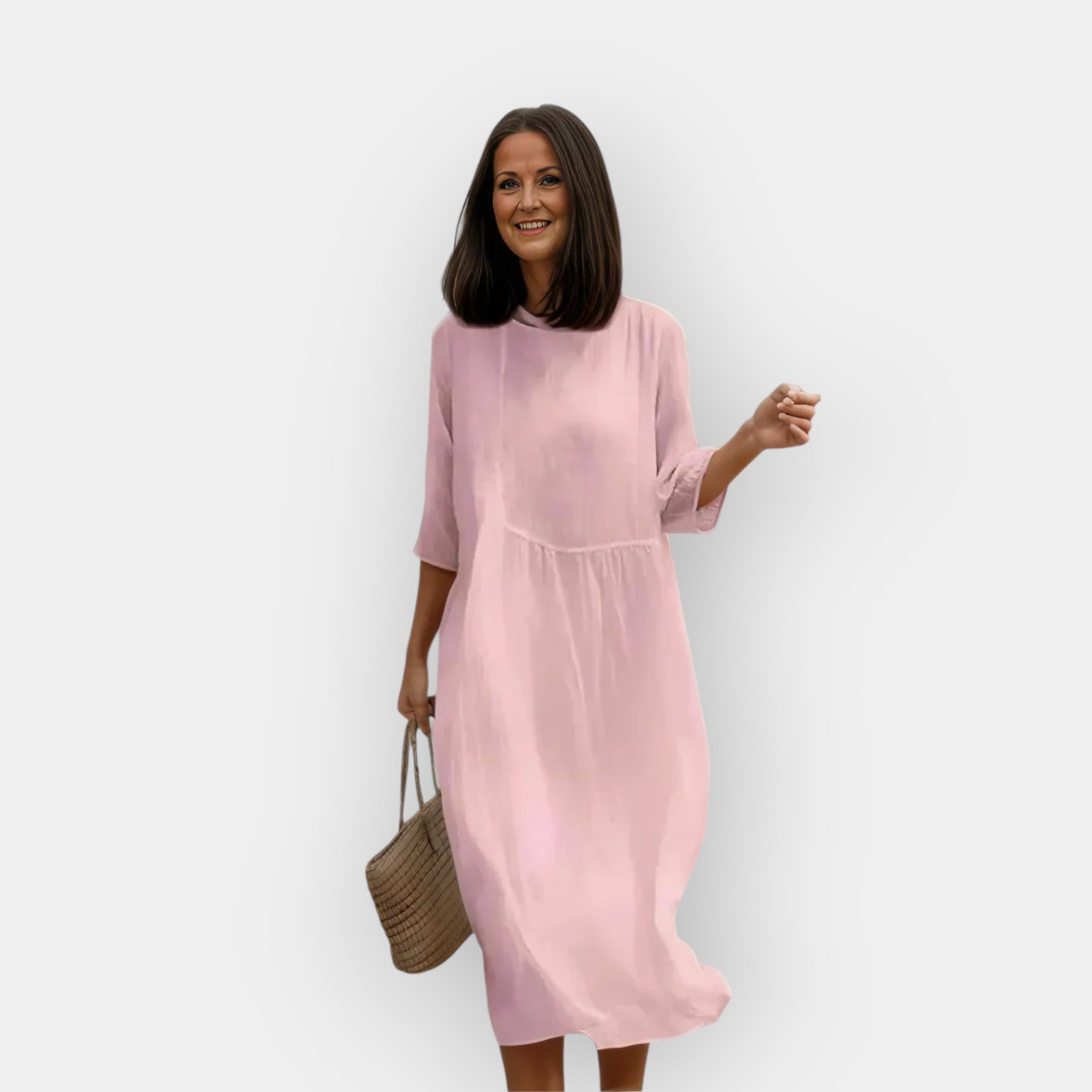 Φόρεμα με Κολακευτική Κάλυψη στην Περιοχή της Κοιλιάς