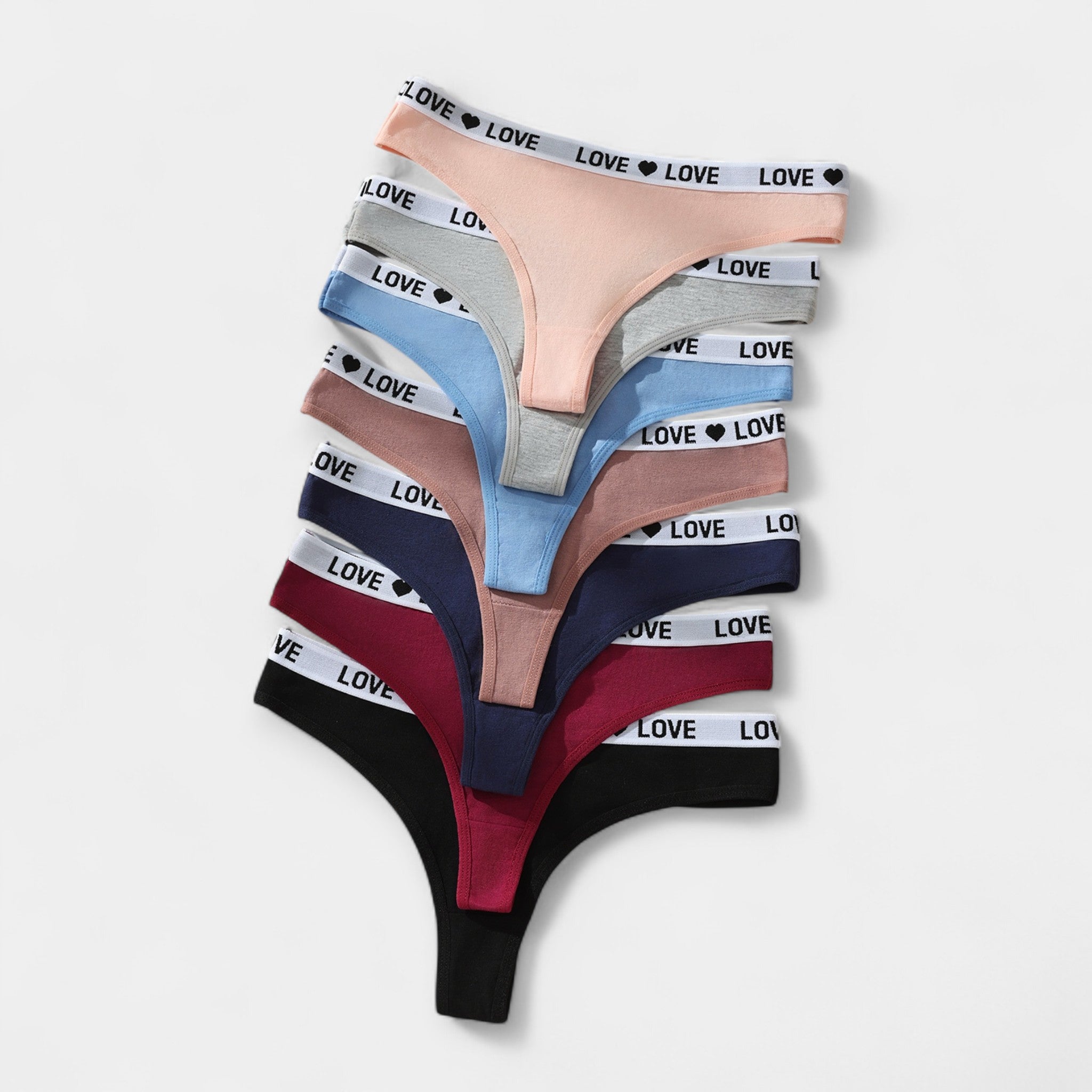 Set de 7 Bragas Sexys tipo Brief