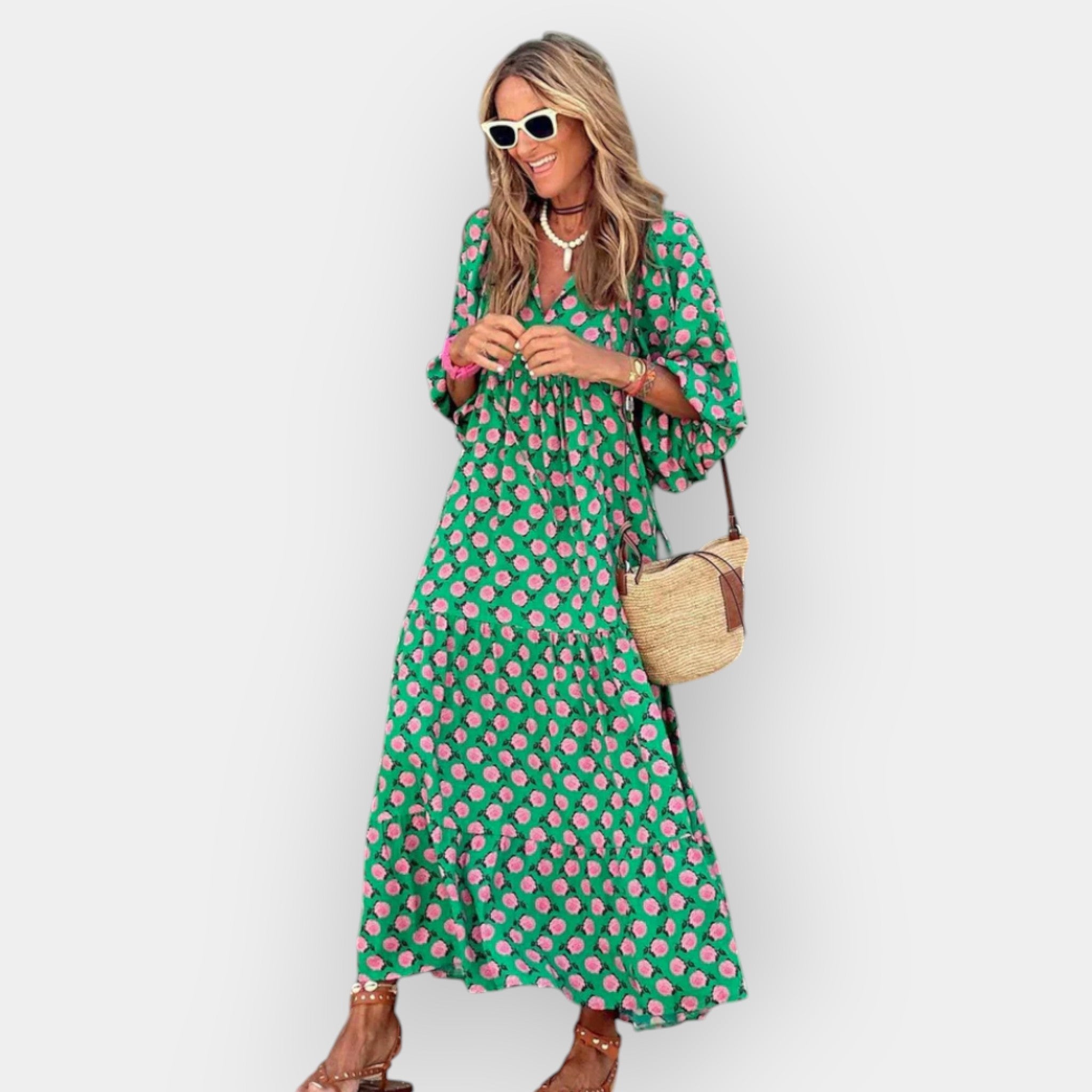 Φόρεμα με Φλοράλ Σχέδιο