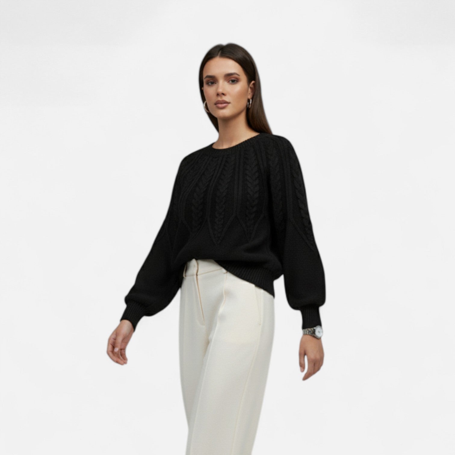 Jersey Clásico de Manga Larga Mujer