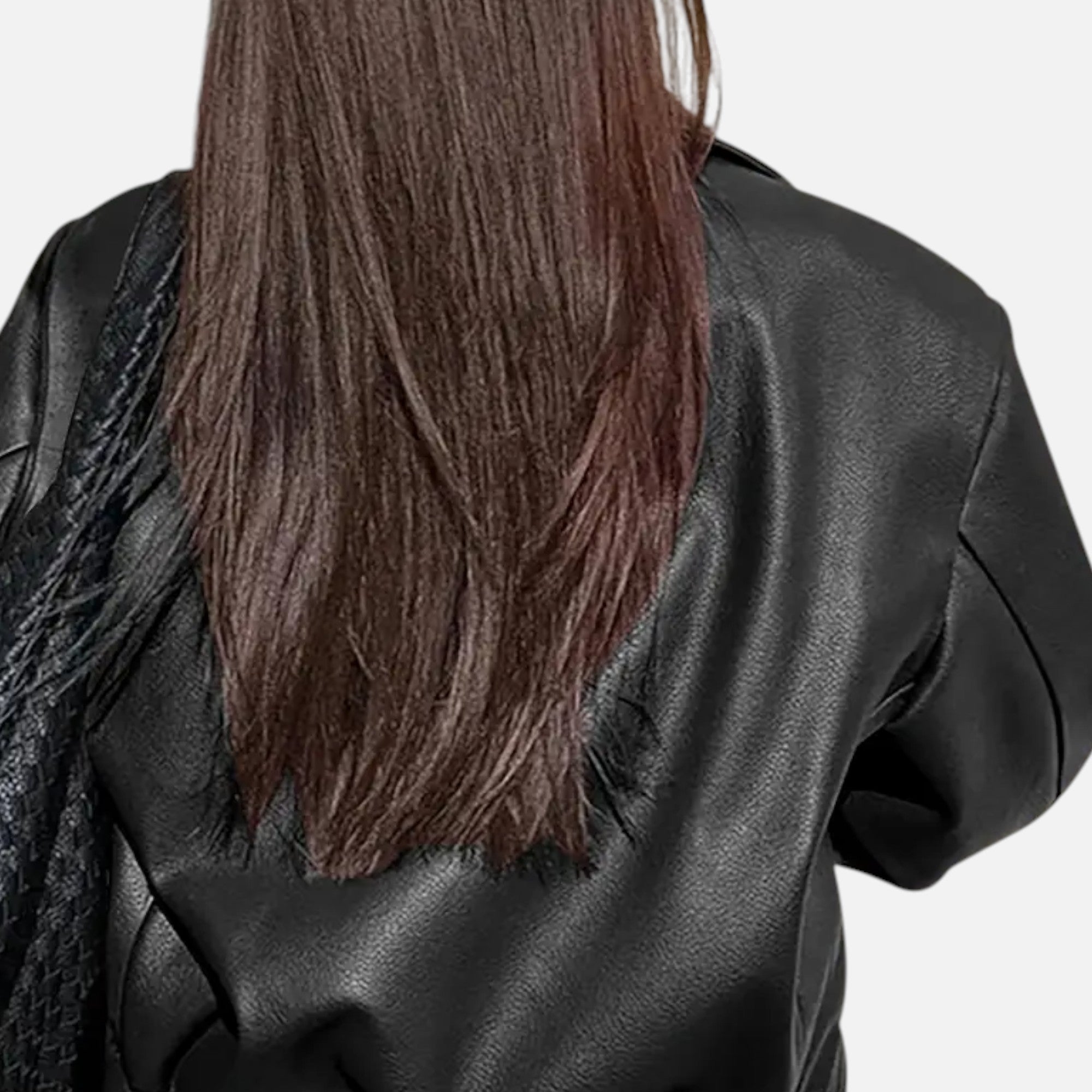 Chaqueta Motera de Polipiel de Lujo