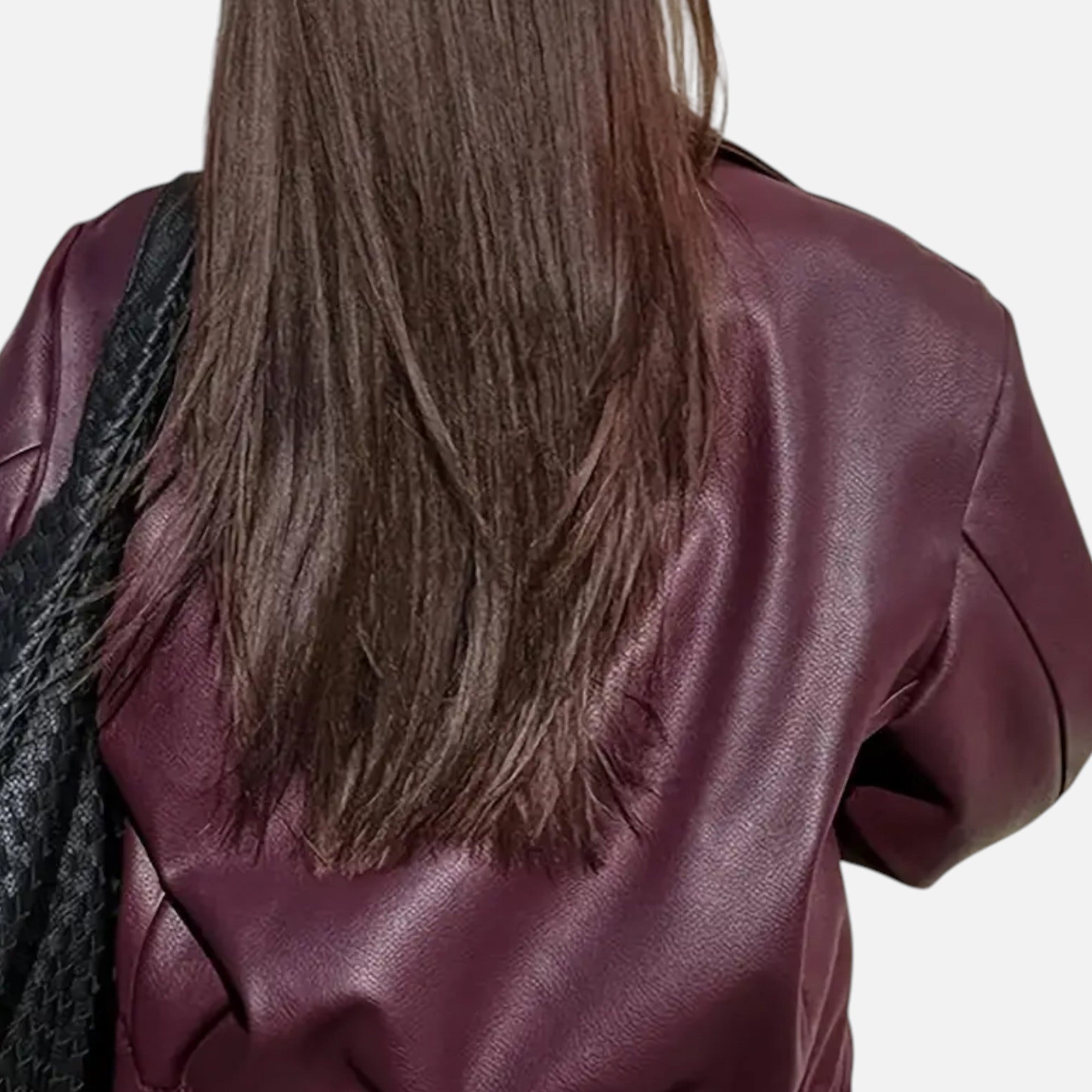 Chaqueta Motera de Polipiel de Lujo