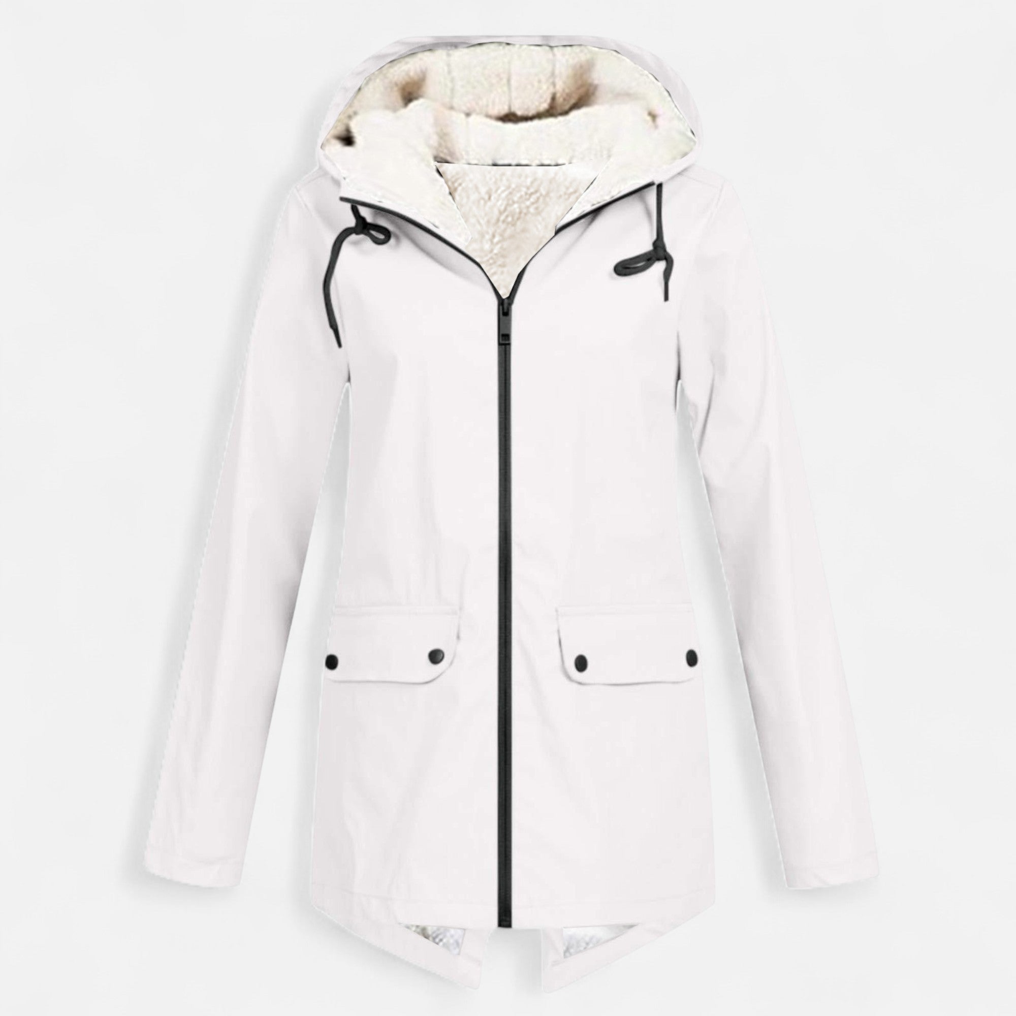 Chaqueta Invierno Mujer con Capucha Elegante