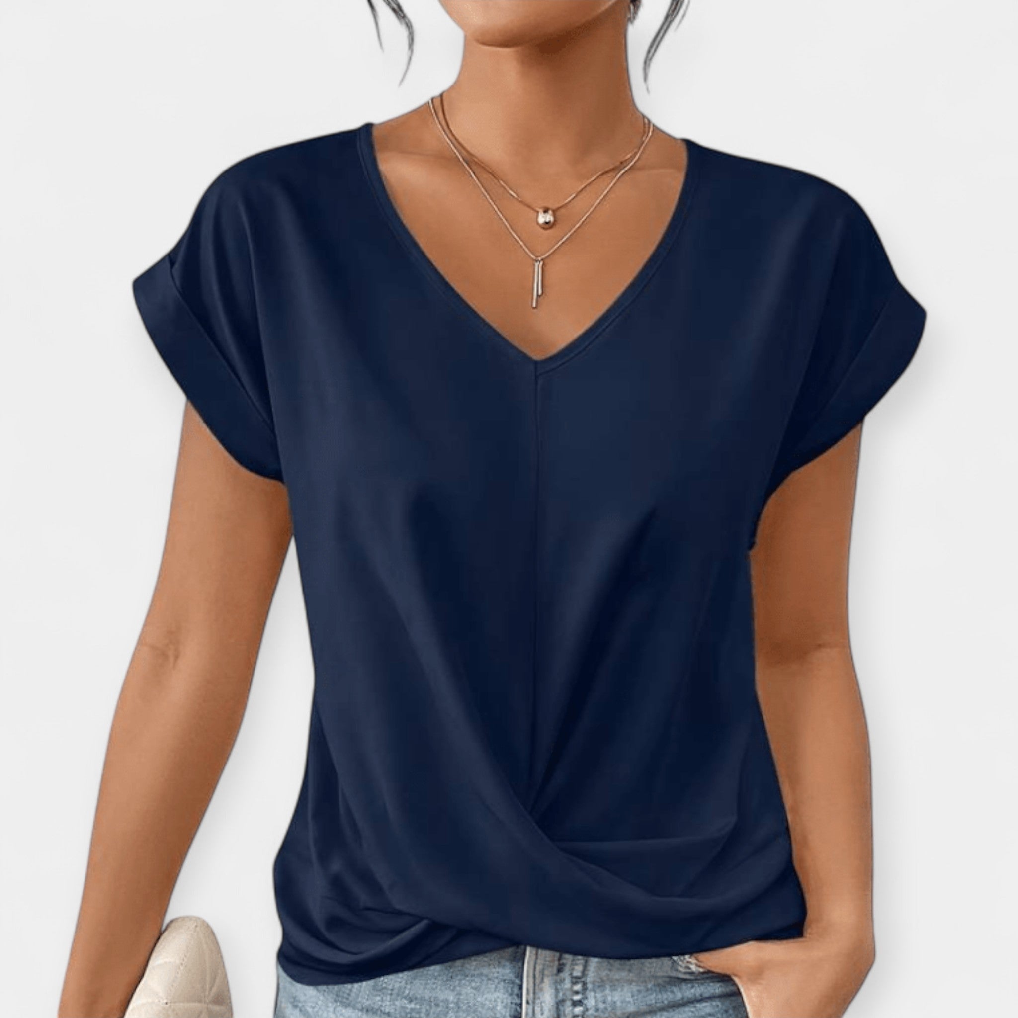 Blusa Elegante con Escote en V